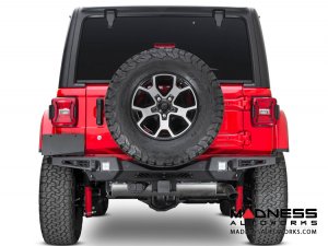Jeep Wrangler JL Rear Bumper w/ Backup Sensors - Stealth Fighter Jeep Wrangler JL Rear Bumper w/ Backup Sensors - Stealth Fighter